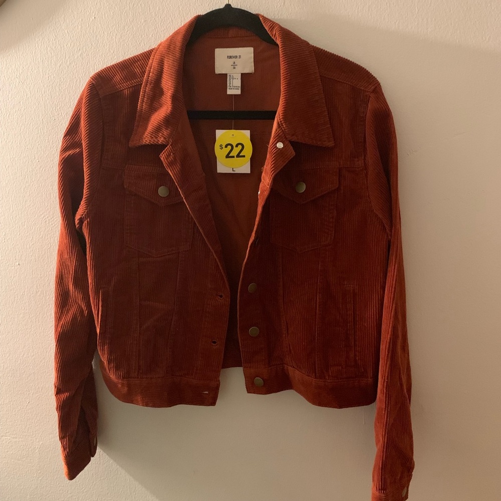 Brand New Brick Corduroy Jacket.